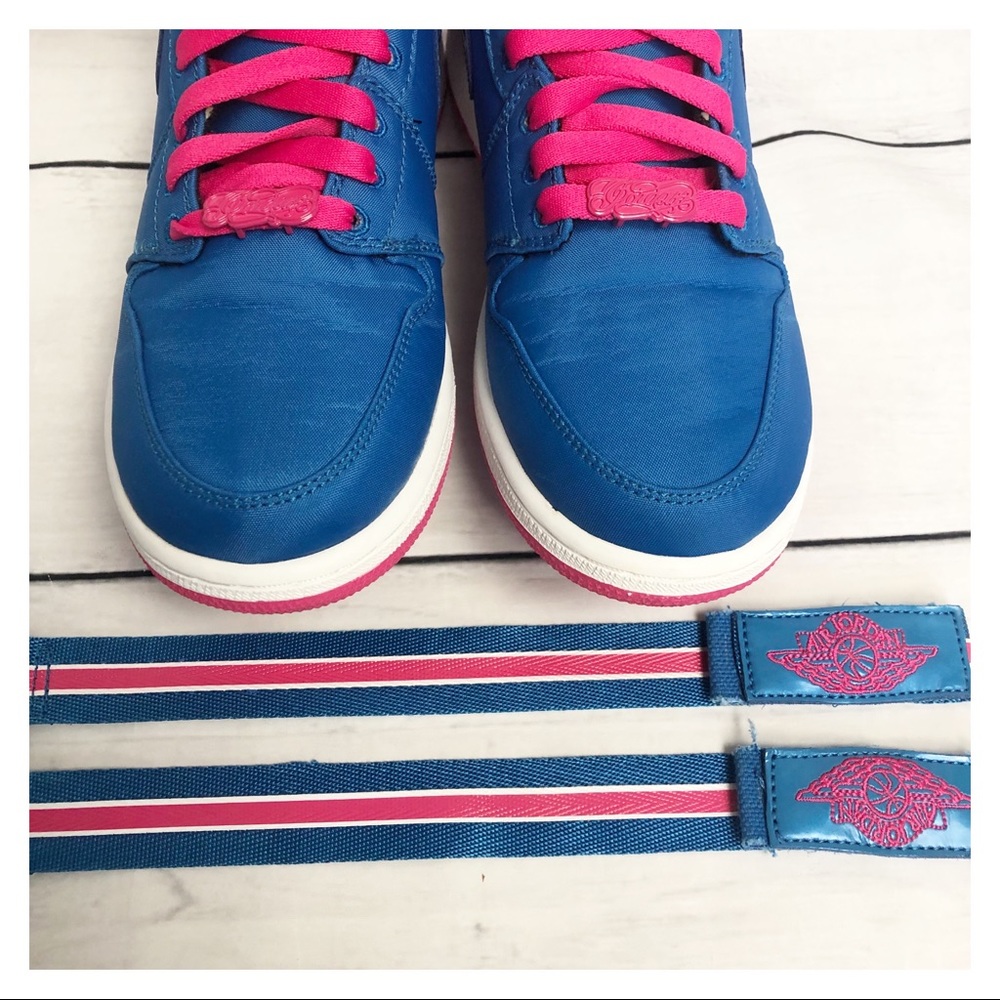 Girls Air Jordan 1 HI Strap (GS) 7Y - Picture 8 of 10